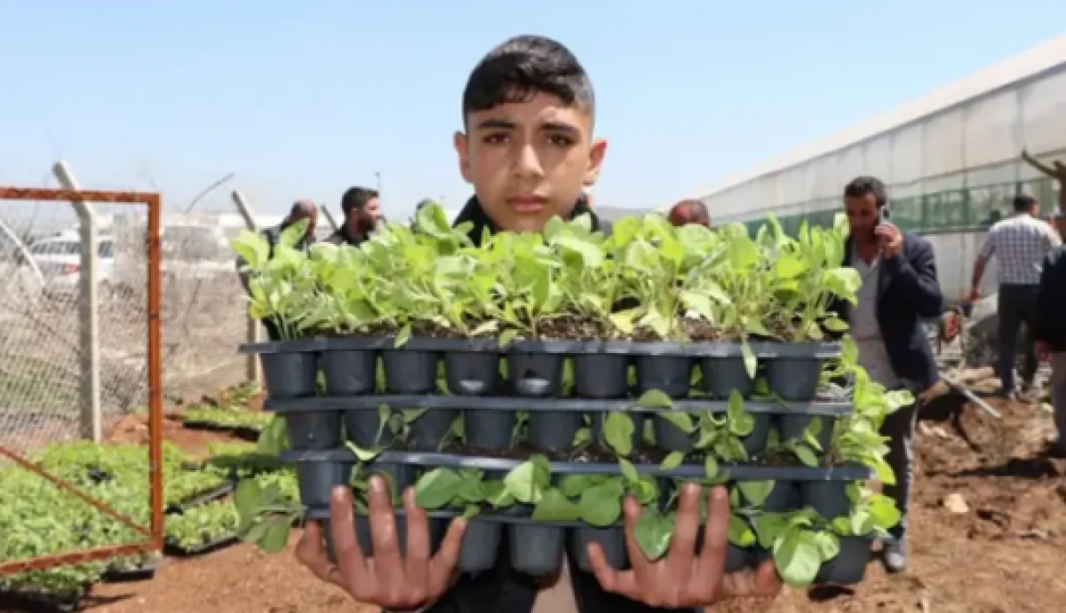 Şanlıurfa&rsquo;da &uuml;reticiye dev destek
