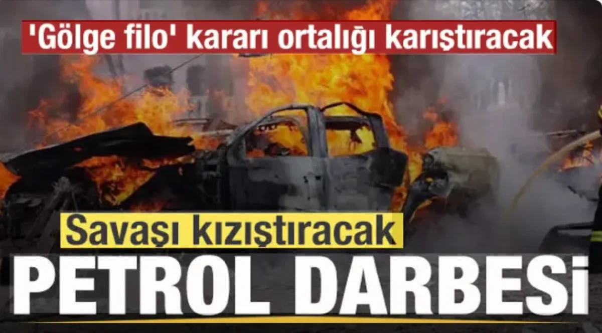 Savaşı kızıştıracak petrol adımı! 'G&ouml;lge filo'ya darbe! 54 kuruluşa yaptırım