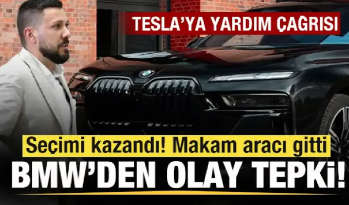 Se&ccedil;imi kazandı! BMW makam aracını geri &ccedil;ekti! Tesla'ya yardım &ccedil;ağrısı