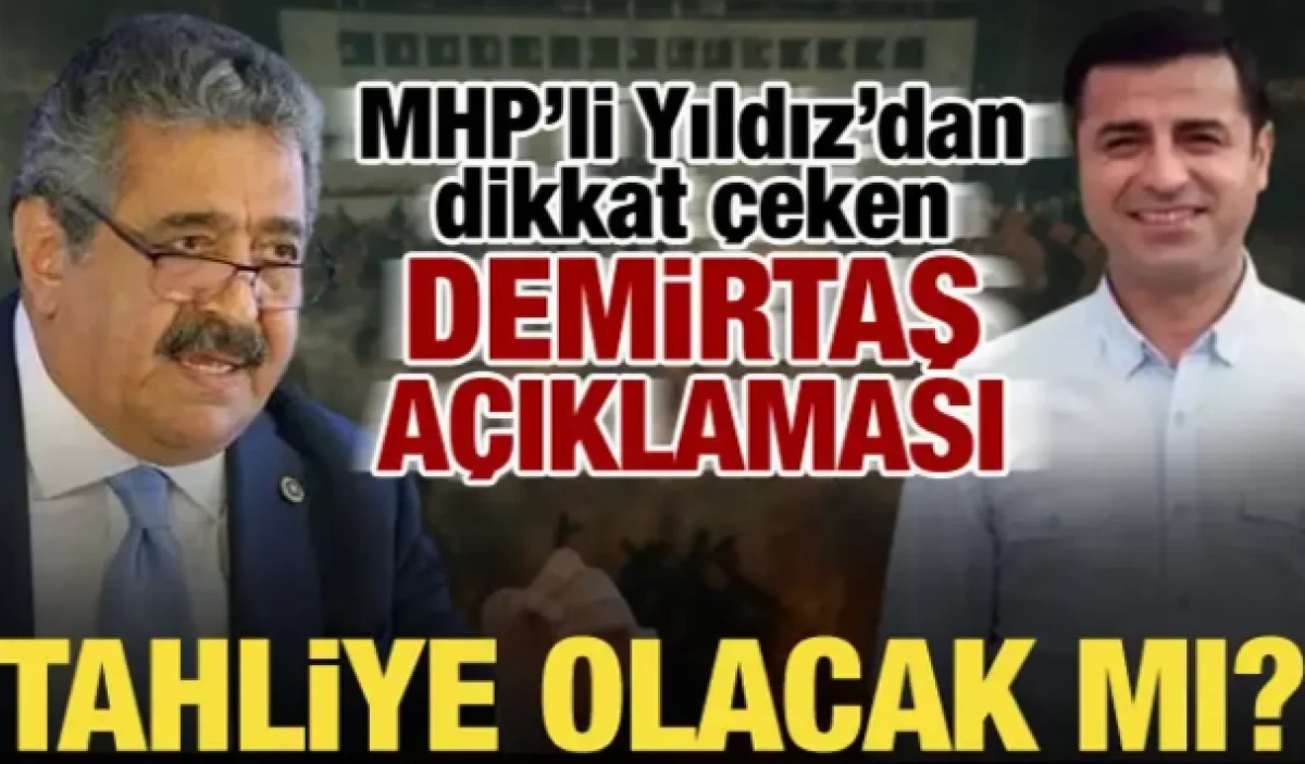 Selahattin Demirtaş&rsquo;ın akıbeti merak ediliyordu! MHP'den dikkat &ccedil;eken a&ccedil;ıklama geldi