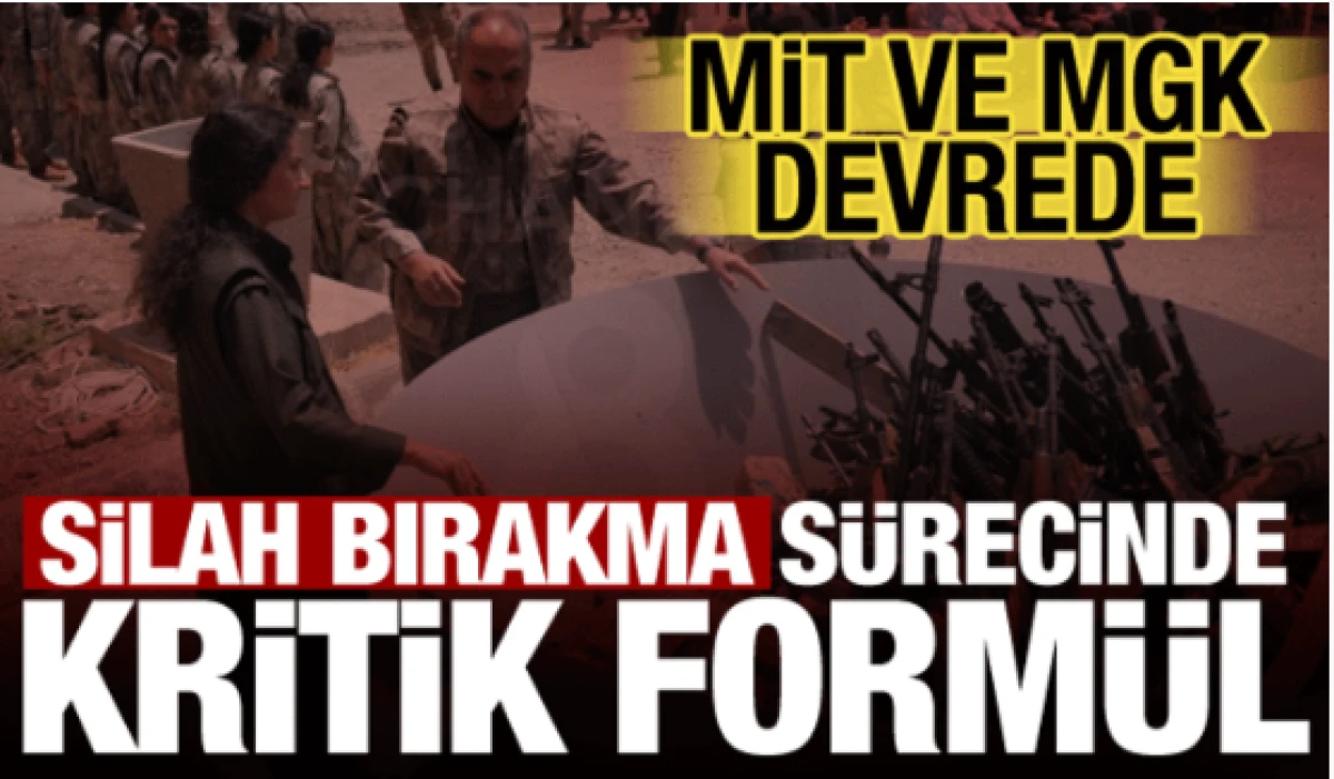 Silah bırakma s&uuml;recinde kritik aşmaya ge&ccedil;iliyor 