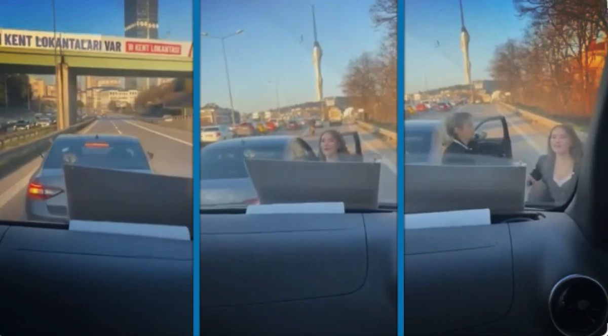 Şile Otoyolu&rsquo;nda yol verme tartışması               