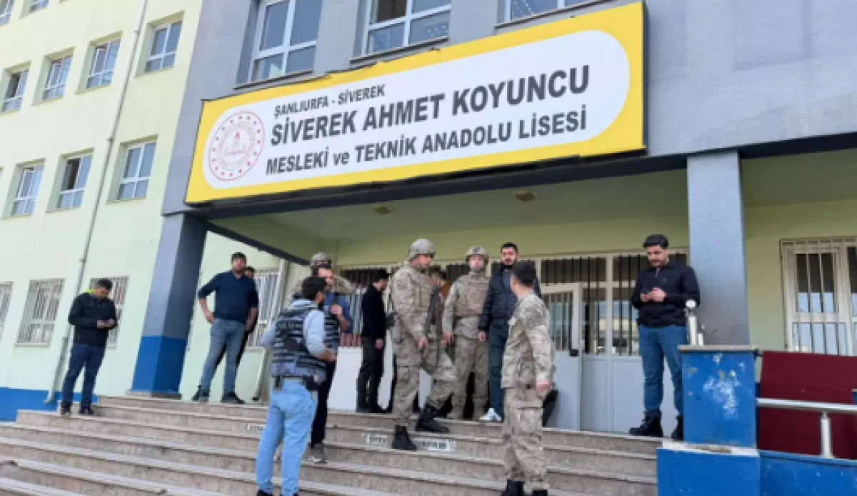 Siverek'te okula giren saldırgan ateş a&ccedil;tı