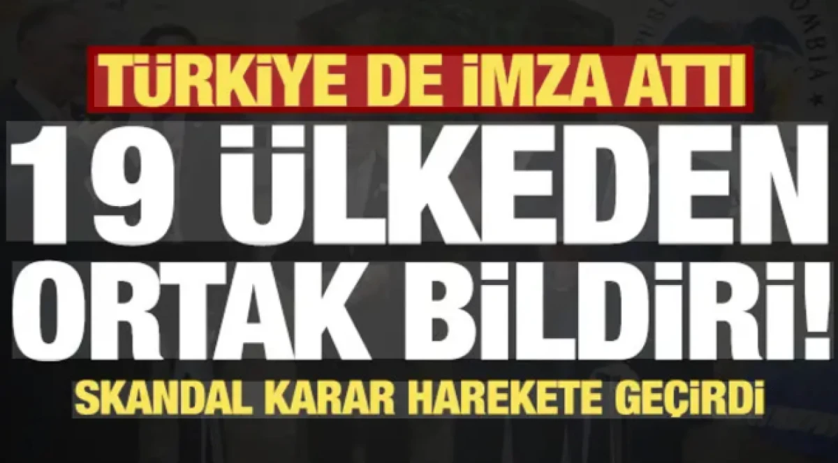  Skandal karar sonrası T&uuml;rkiye dahil 19 &uuml;lke harekete ge&ccedil;ti!