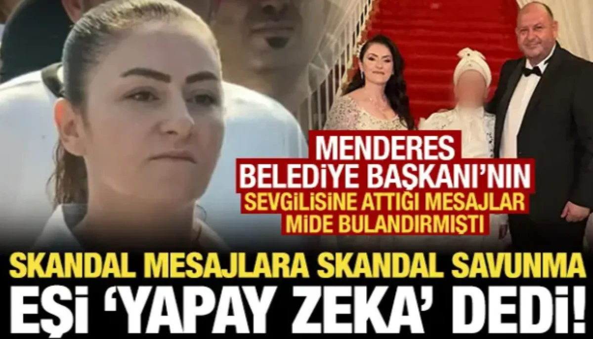 Skandal mesajları ortaya &ccedil;ıkmıştı: Menderes Belediye Başkanı &Ccedil;i&ccedil;ek'in eşinden ilk yorum!