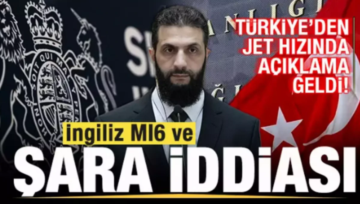 Son dakika Şara ve İngiliz MI6 iddiası!                        