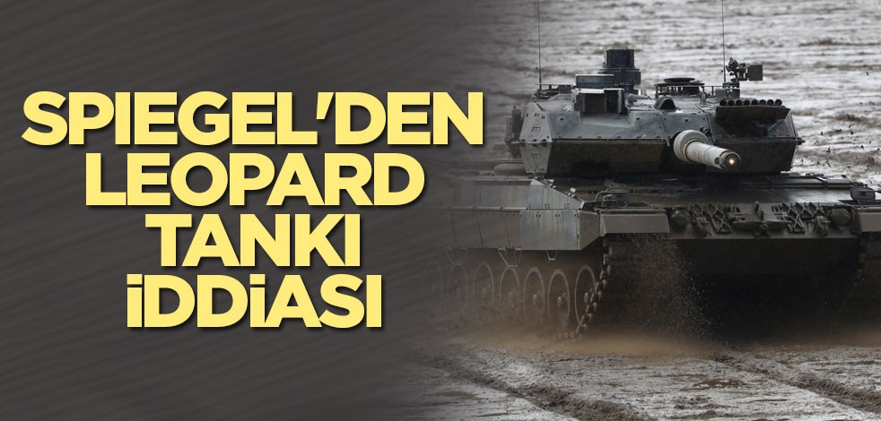 Spiegel'den Leopard tankı açıklaması