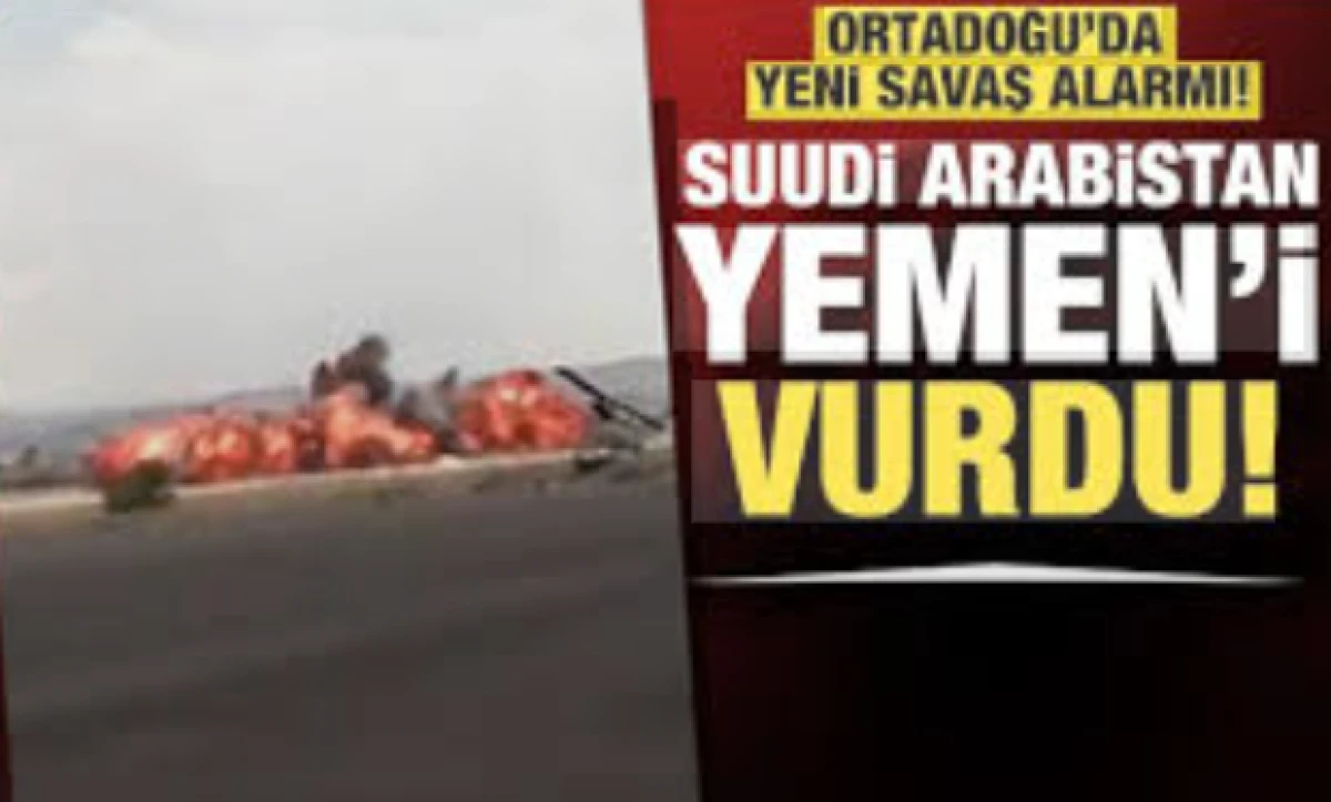 Suudi Arabistan&rsquo;ın Sana Uluslararası Havalimanı&rsquo;nı vurdu!