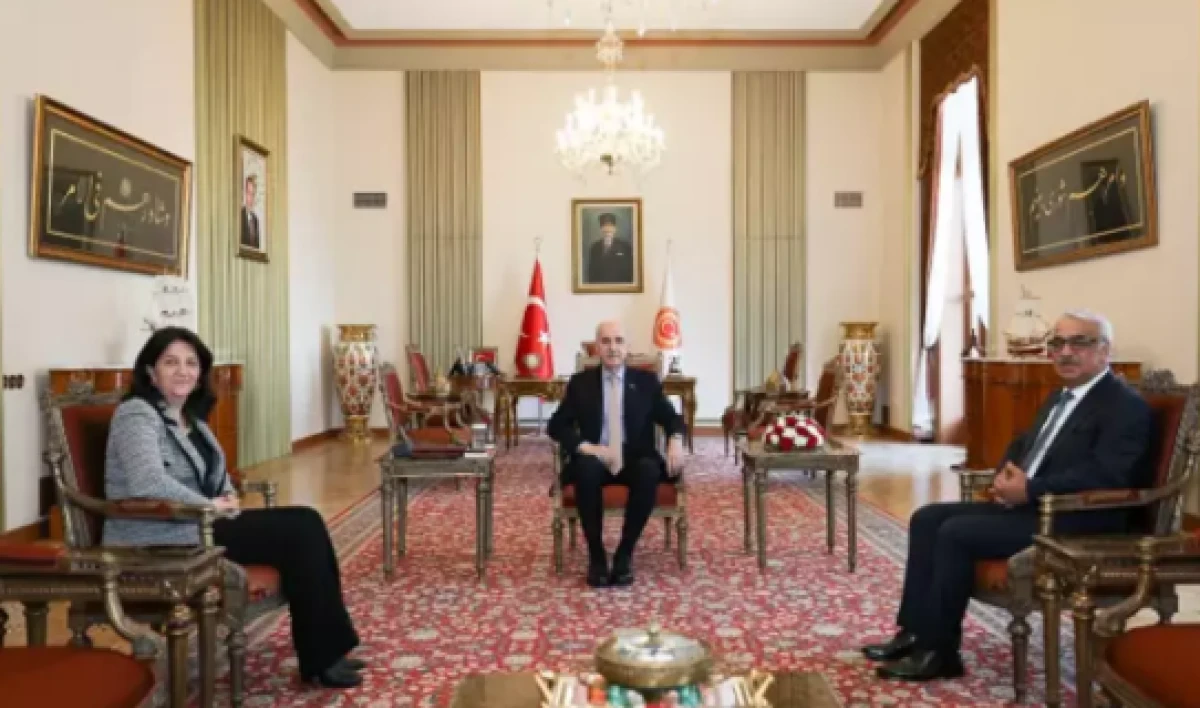 TBMM Başkanı Kurtulmuş, DEM Parti heyetini kabul etti          