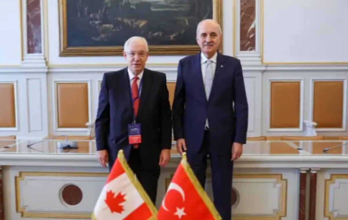 TBMM Başkanı Kurtulmuş, Kanada Avam Meclisi Başkanı Scarpaleggia ile g&ouml;r&uuml;şt&uuml;