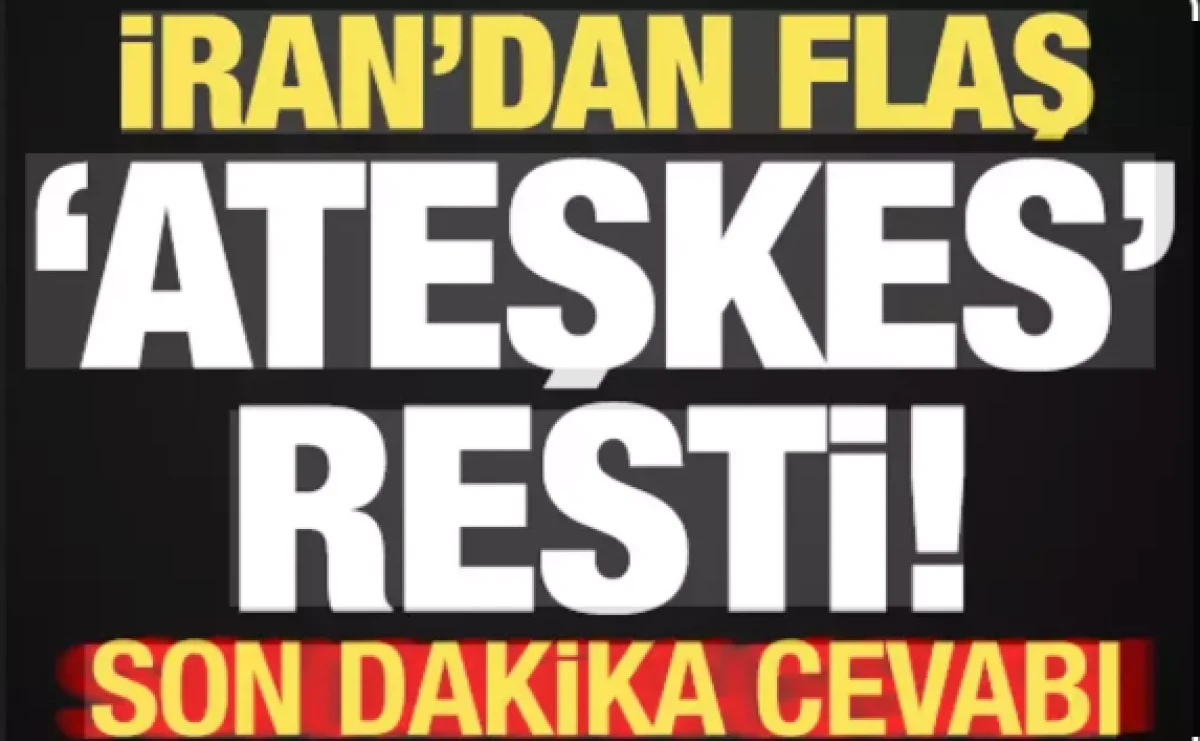 Tehditler hava u&ccedil;uşurken bomba ateşkes s&uuml;rprizi    