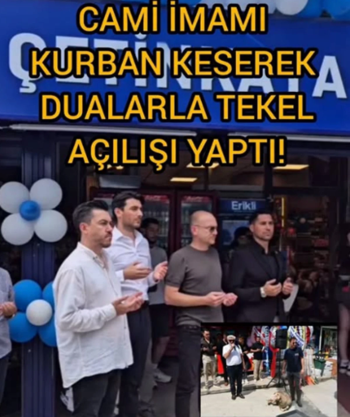 Tekirdağ'da Tekel Bayisi A&ccedil;ılışındaki G&ouml;r&uuml;nt&uuml;ler Tartışma Yarattı