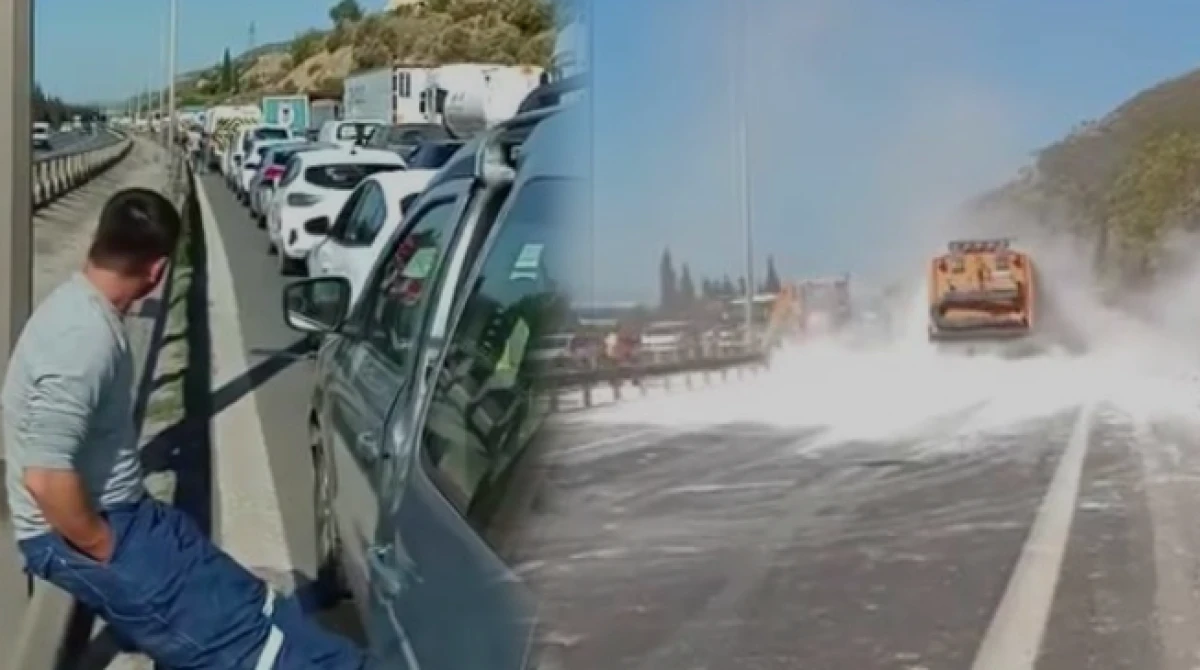 TEM Otoyolu İstanbul istikametinde trafik felç oldu 