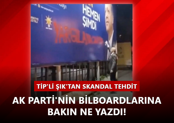TİP'li Ahmet Şık'tan skandal tehdit!