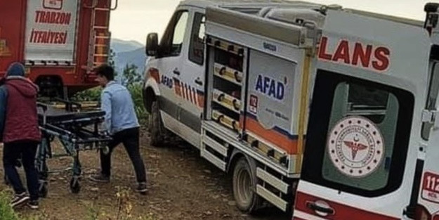 Trabzon'da uçurumdan düşen kadın hayatını kaybetti