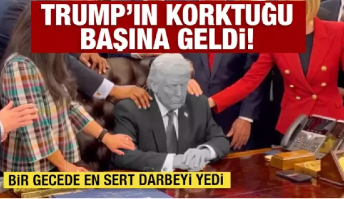 Trump'ın korktuğu başına geldi                                  
