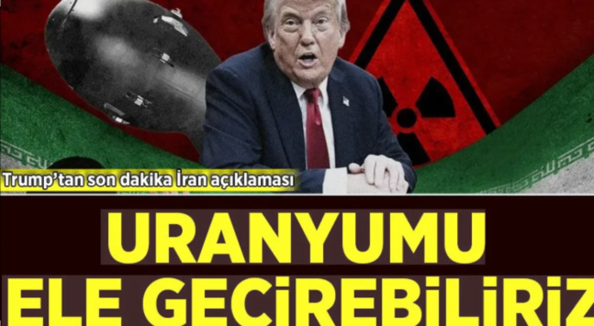 Trump'tan İran a&ccedil;ıklaması                                       