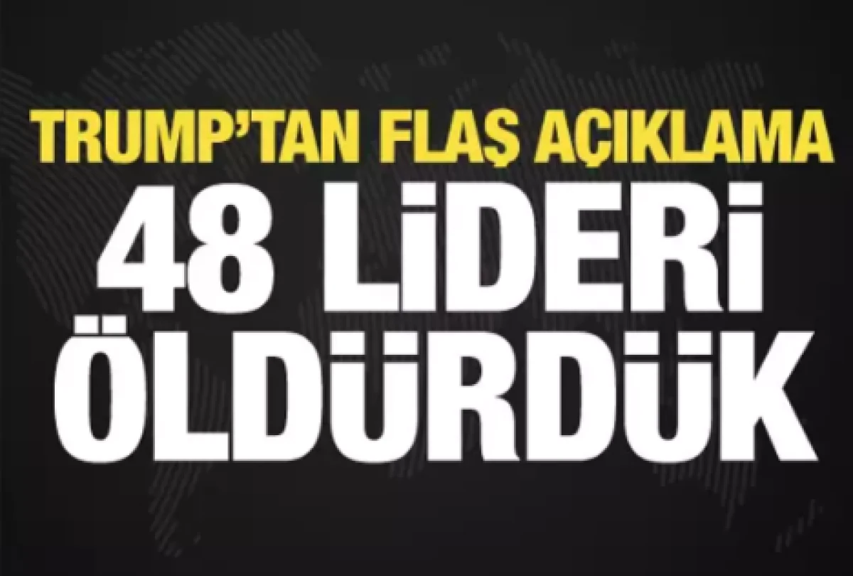 Trump'tan son dakika a&ccedil;ıklama                             