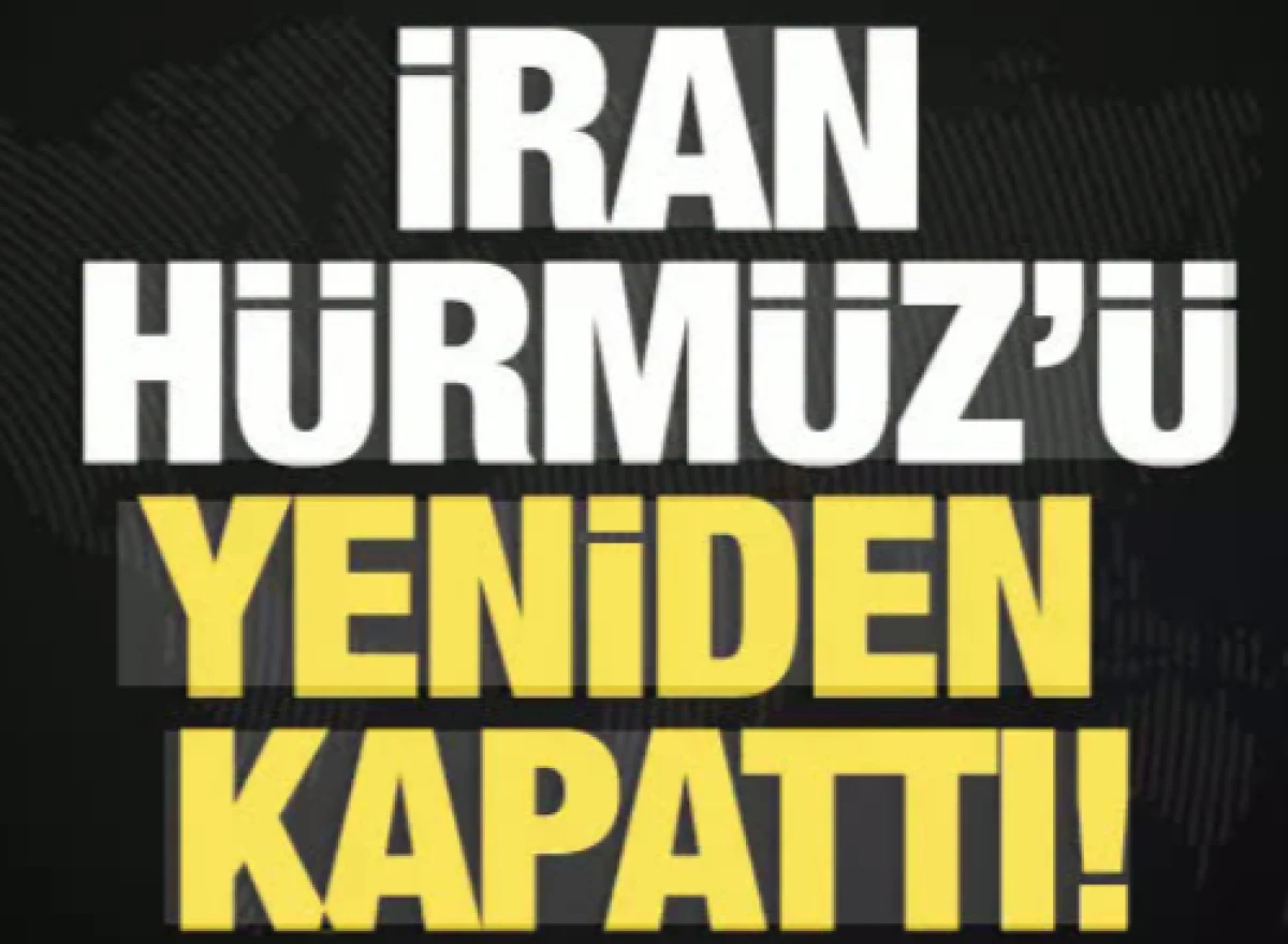 T&uuml;m d&uuml;nya anlaşmayı konuşurken İran'dan son dakika 'H&uuml;rm&uuml;z' &ccedil;ıkışı geldi!