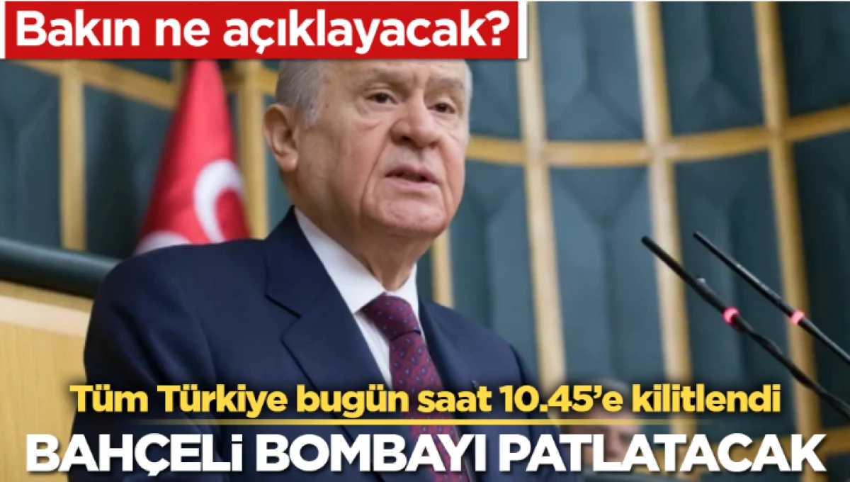 Tüm Türkiye bugün saat 10.45’e kilitlendi!      