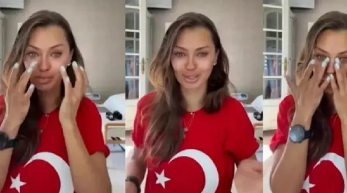 T&uuml;rk bayraklı tiş&ouml;rtle &ccedil;ektiği video viral oldu: Putin'in destek&ccedil;ileri sırt d&ouml;n&uuml;yor