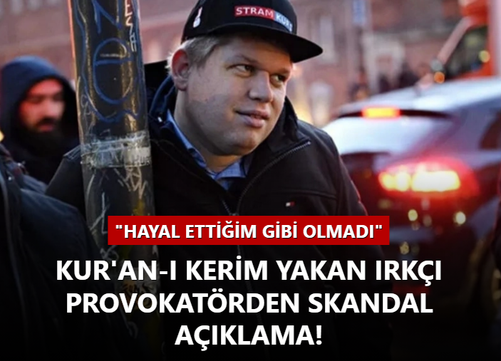 Türk Büyükelçiliği önünde Kur'an-ı Kerim yakmıştı