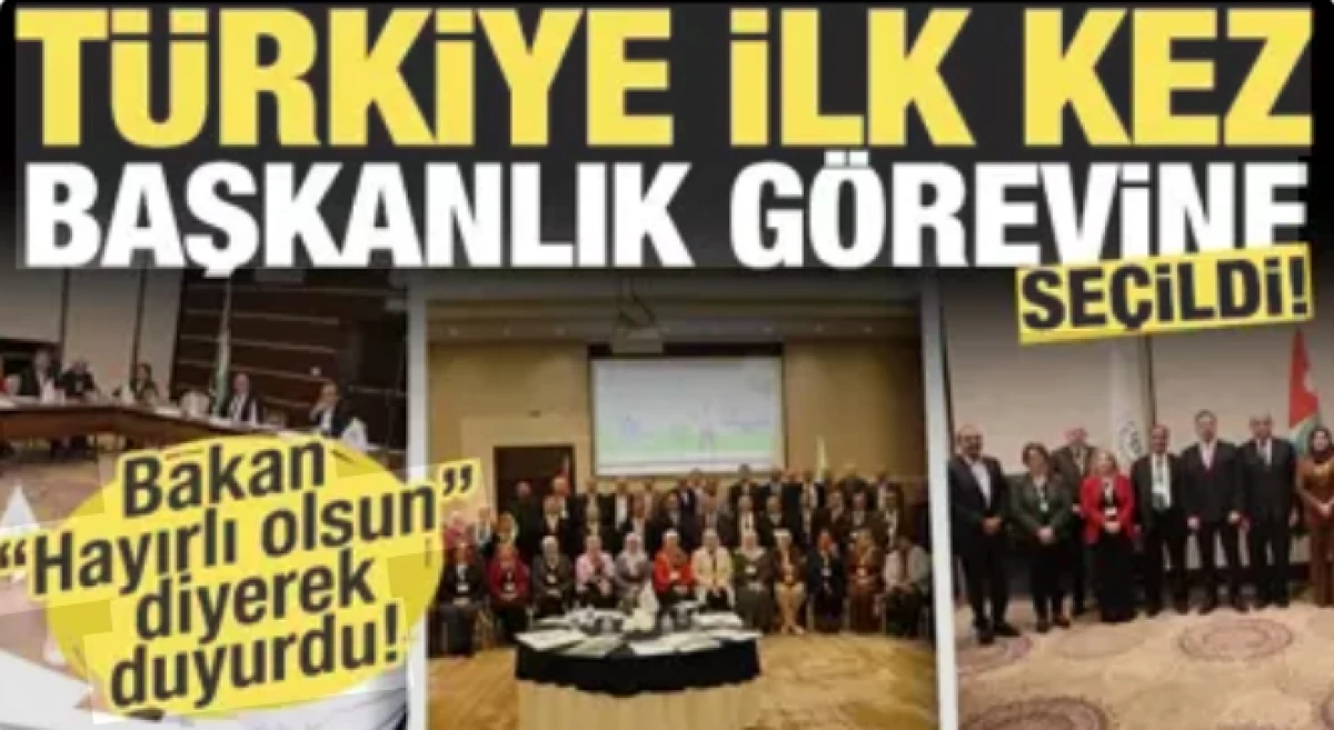 Türkiye AARIENEA'da ilk kez başkanlık görevine seçildi! 