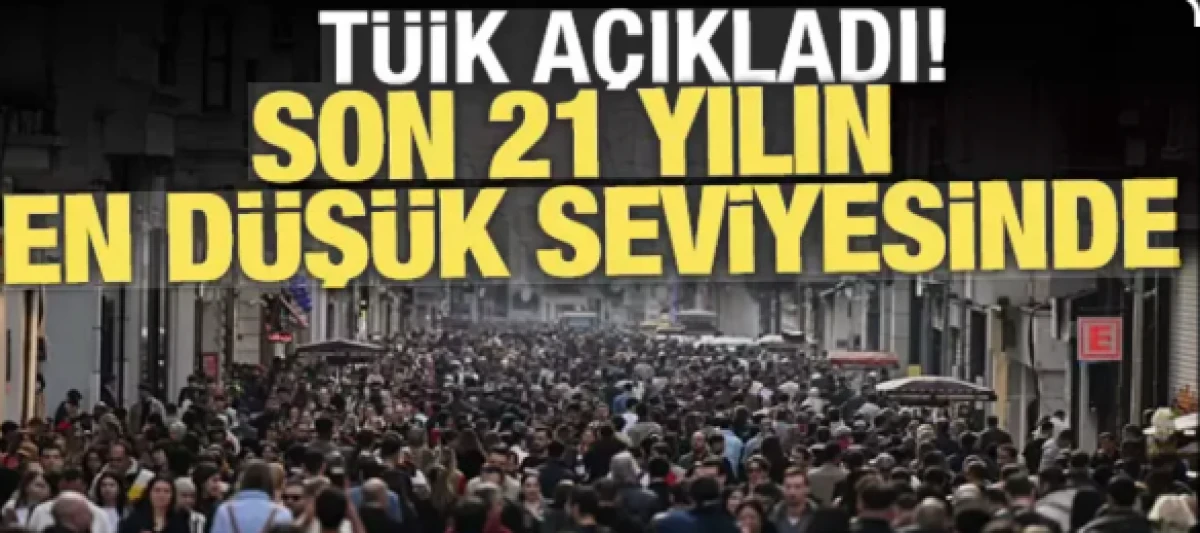 T&uuml;rkiye'de işsizlik oranı son 21 yılın en d&uuml;ş&uuml;k seviyesine indi    
