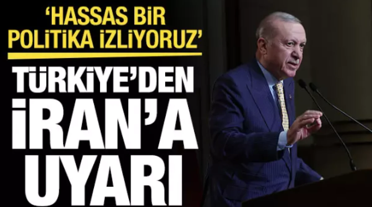 T&uuml;rkiye'den İran'a uyarı! Erdoğan'dan 'm&uuml;sterih olun' mesajı  
