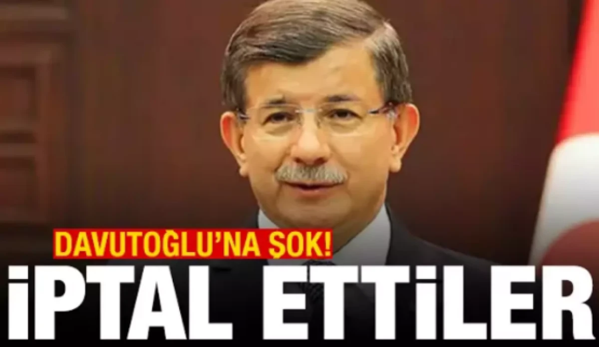 Üniversiteden Davutoğlu'na şok!              