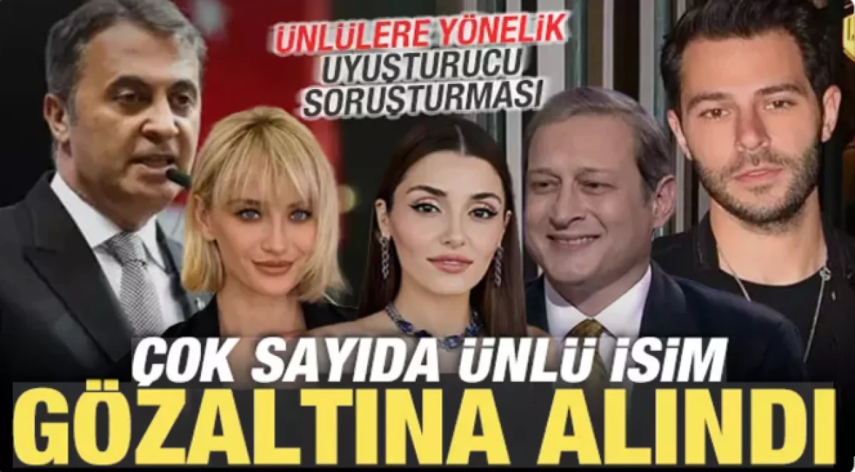 &Uuml;nl&uuml;lere y&ouml;nelik uyuşturucu soruşturması              
