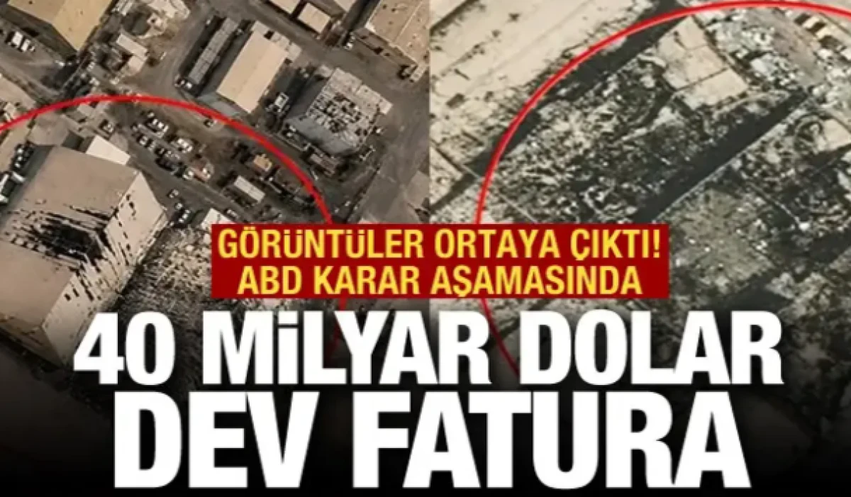 &Uuml;slerdeki zarar b&uuml;y&uuml;k: ABD karar aşamasında! Savaş sonrası g&ouml;r&uuml;nt&uuml;ler ortaya &ccedil;ıktı