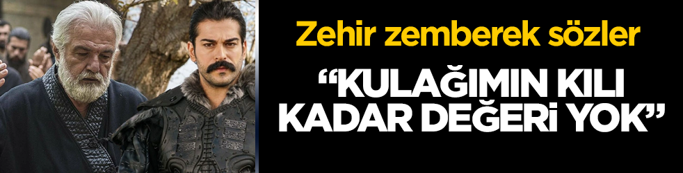 Usta oyuncu Serdar Gökhan'dan Burak Özçivit'e zehir zemberek sözler!  