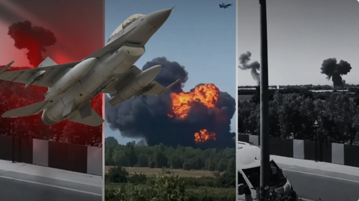 Yalova'daki F-16 kazasından yeni g&ouml;r&uuml;nt&uuml;ler ortaya &ccedil;ıktı!