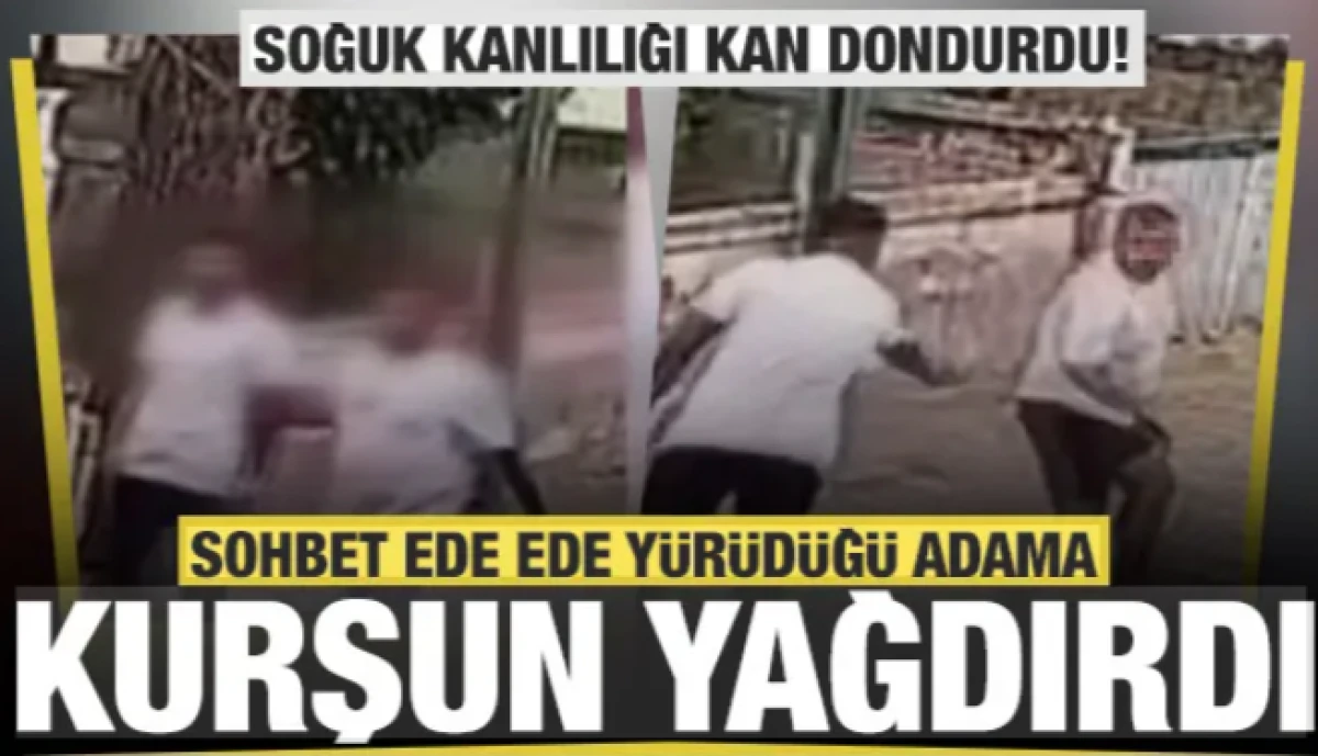Yan yana y&uuml;r&uuml;rken dehşeti yaşadı! &Ouml;nce yumruk yedi, ardından kurşunlandı