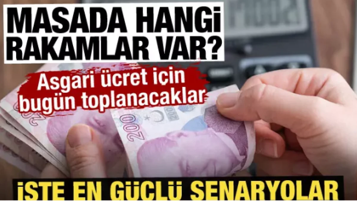 Yeni asgari ücret için görüşmeler başlıyor 