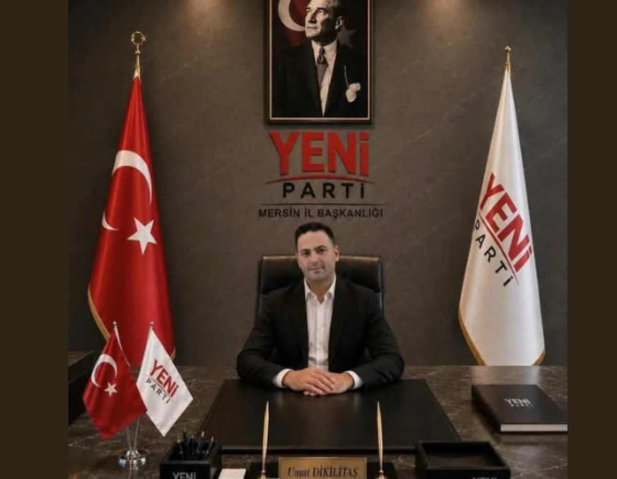 YENİ PARTİ MERSİN&rsquo;DE UMUT DİKİLİTAŞ! 