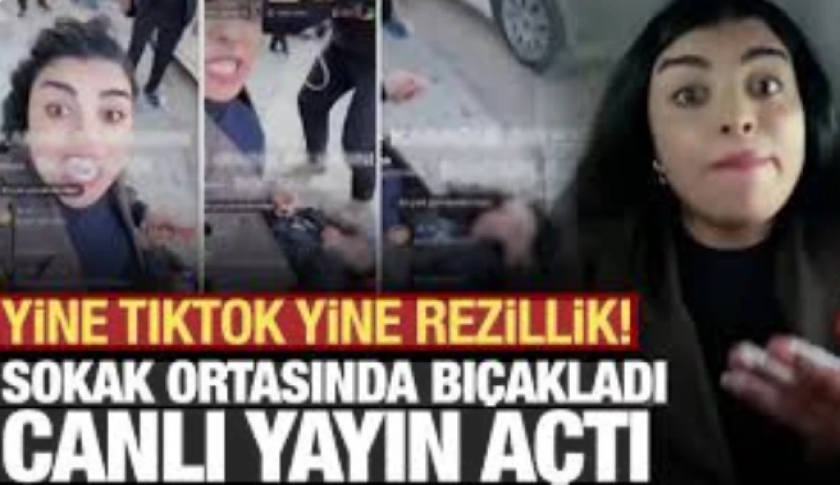 Yine Tiktok yine rezillik! Canlı yayında birini bı&ccedil;akladı, tehditlerine devam etti