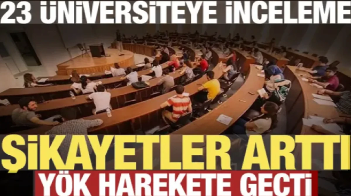 Y&Ouml;K d&uuml;ğmeye bastı! 23 vakıf &uuml;niversitesi mercek altında