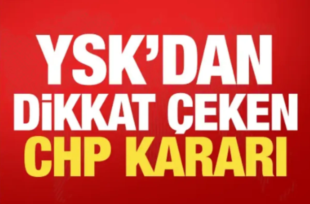 YSK'dan yerel se&ccedil;im başvurusuna ret