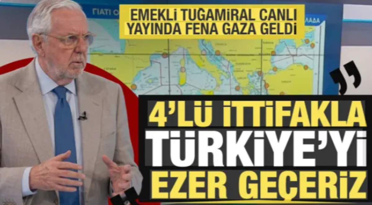 Yunan Emekli Tuğamiral Egolfopoulos: 4'l&uuml; ittifakla T&uuml;rkiye'yi ezer ge&ccedil;eriz